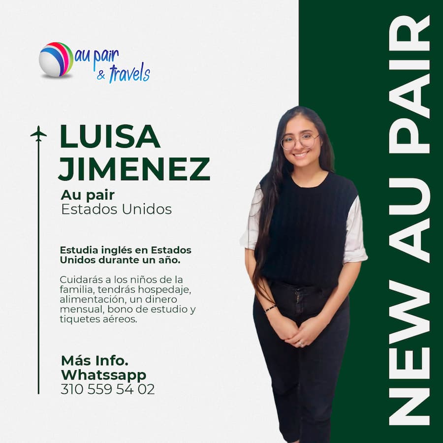 Luisa Jiménez Au pair EEUU